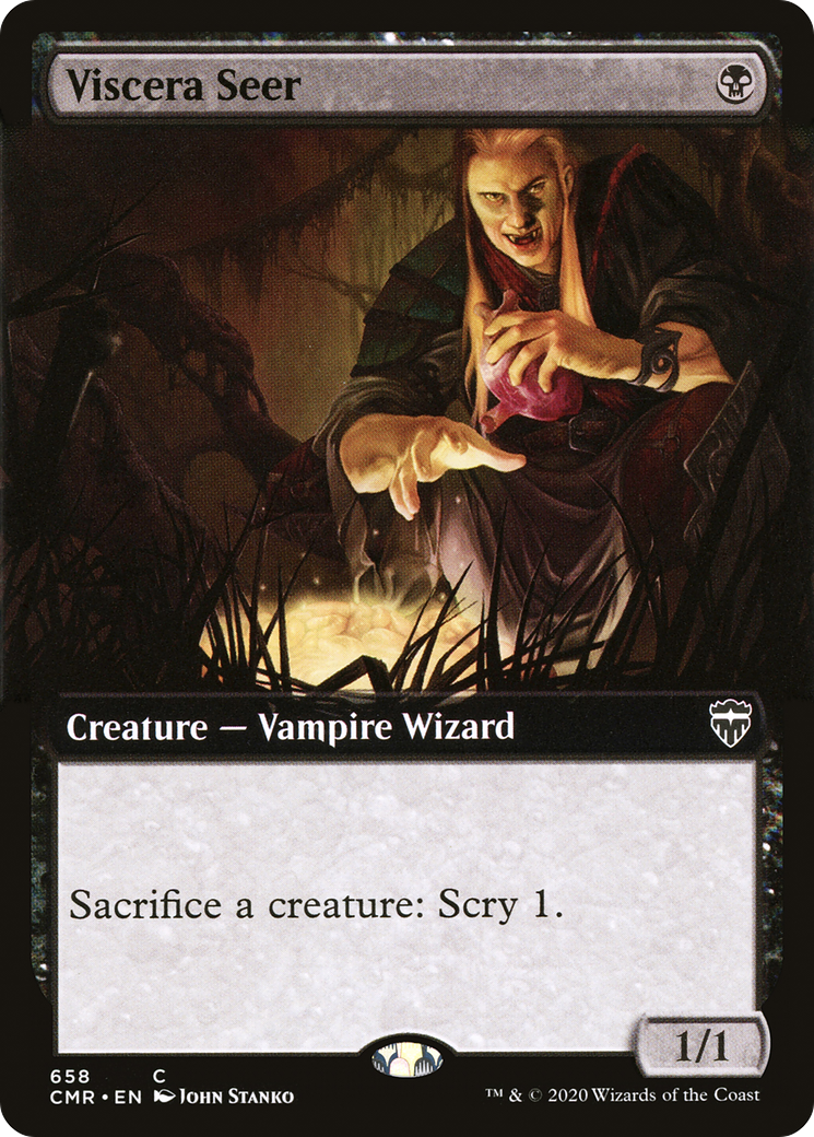 Viscera Seer (Extended Art) (CMR-658) - Commander Legends - Magic The Gathering