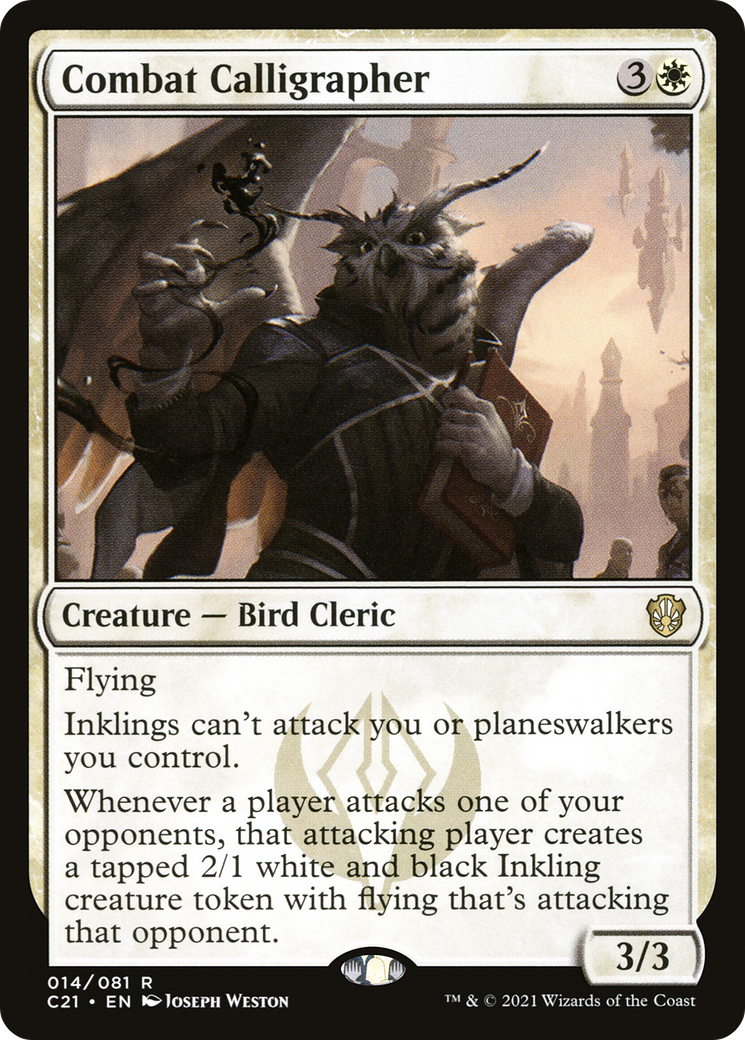 Combat Calligrapher (C21-014) - Commander 2021 - Magic The Gathering