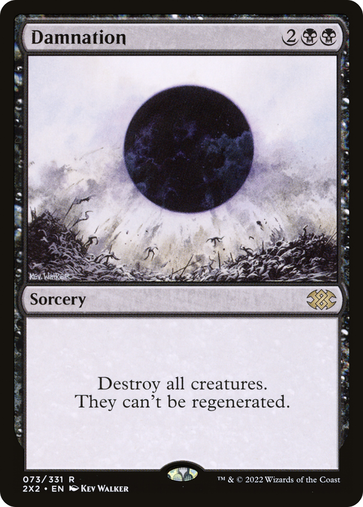 FOIL Damnation (2X2-073) - Double Masters 2022 - Magic The Gathering