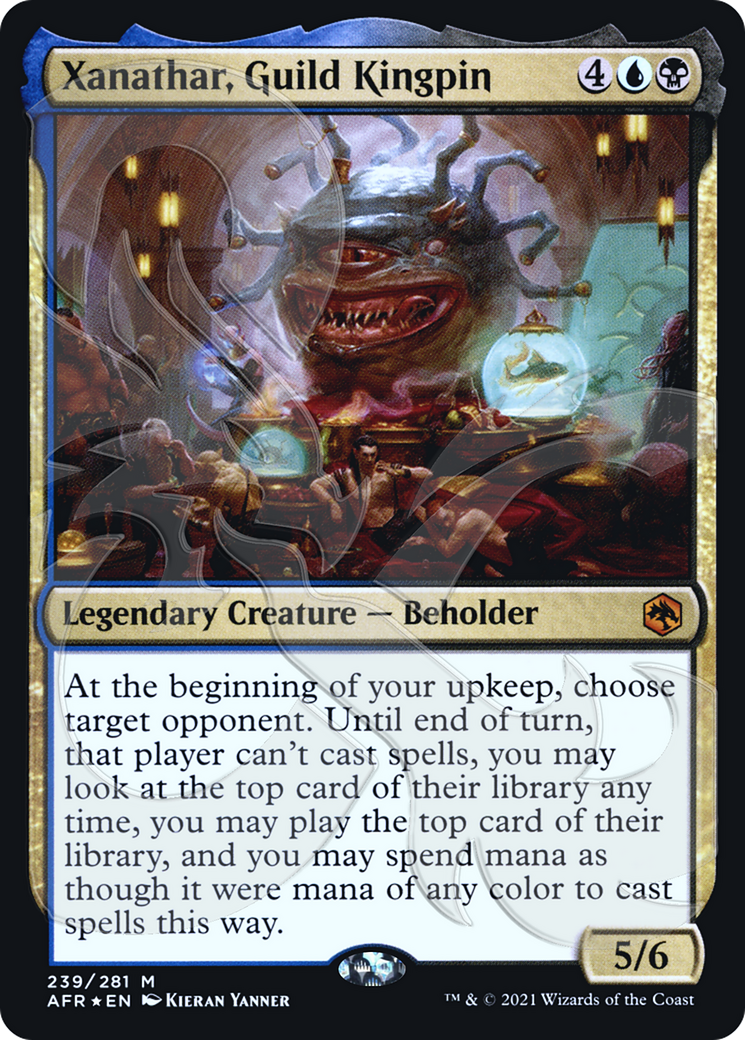 FOIL Xanathar, Guild Kingpin (AFR&-239A) - Adventures in the Forgotten Realms Promos - Magic The Gathering