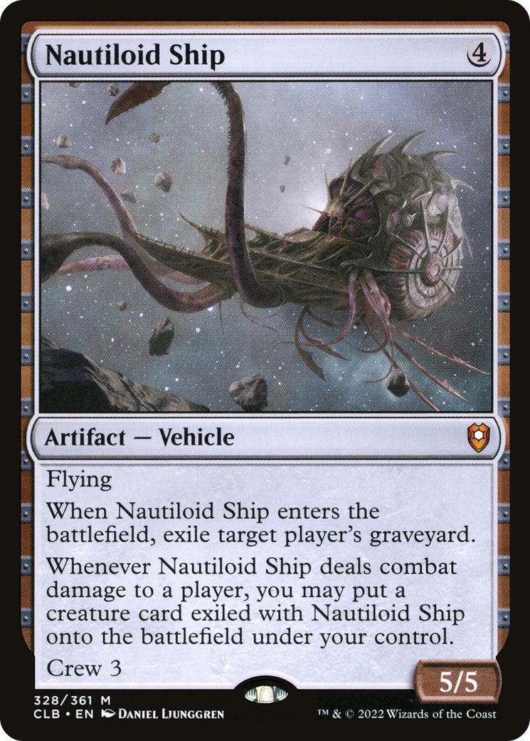 Nautiloid Ship (CLB-328) - Commander Legends: Battle for Baldur's Gate - Magic The Gathering