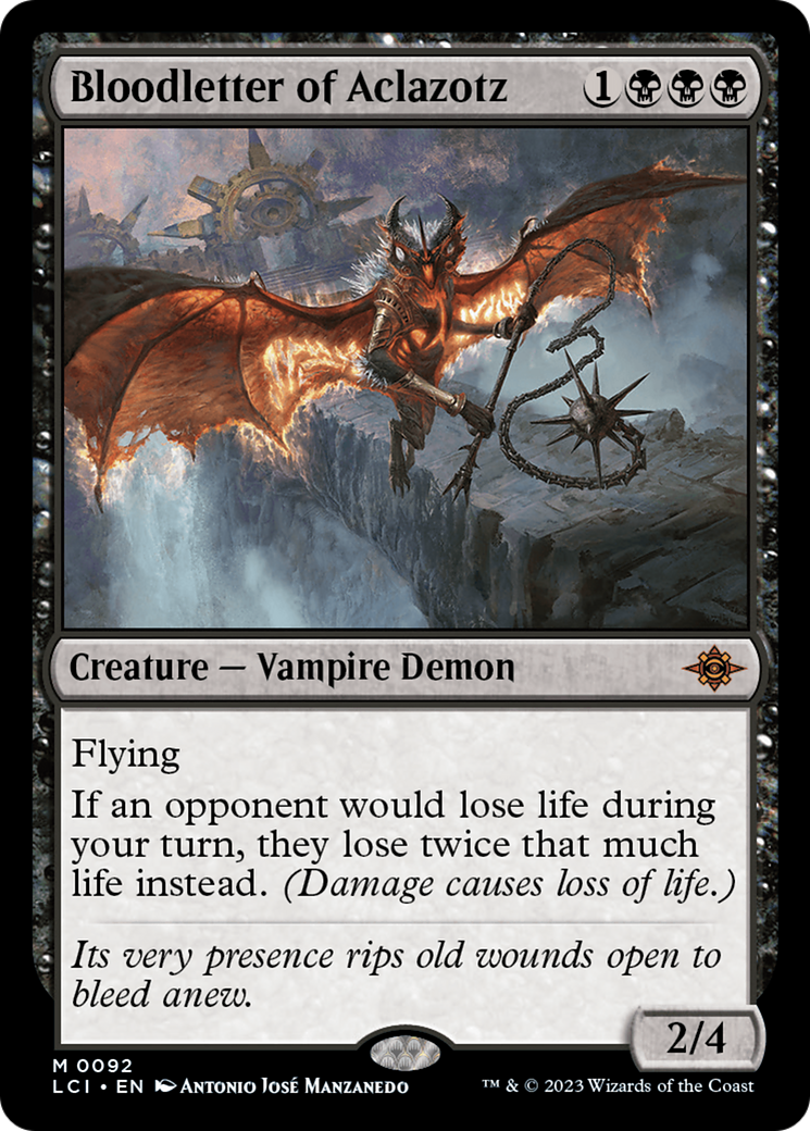 Bloodletter of Aclazotz (LCI-092) - The Lost Caverns of Ixalan - Magic The Gathering