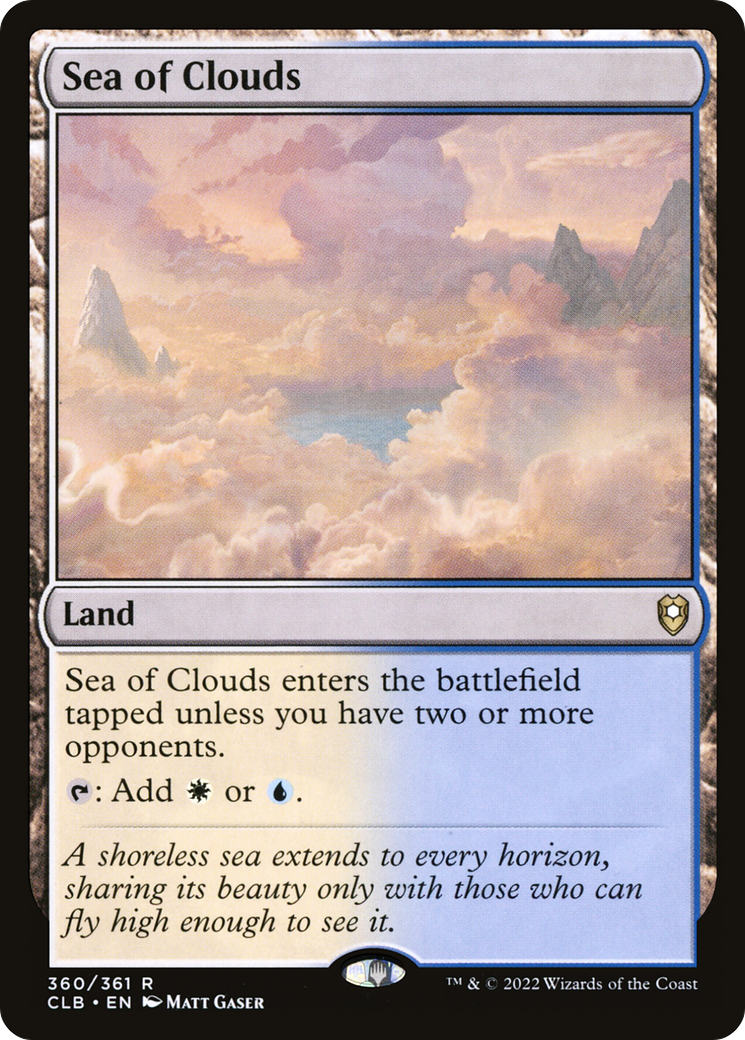 Sea of Clouds (CLB-360) - Commander Legends: Battle for Baldur's Gate - Magic The Gathering