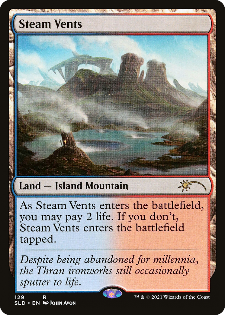 Steam Vents (SLD-129) - Secret Lair Drop - Magic The Gathering