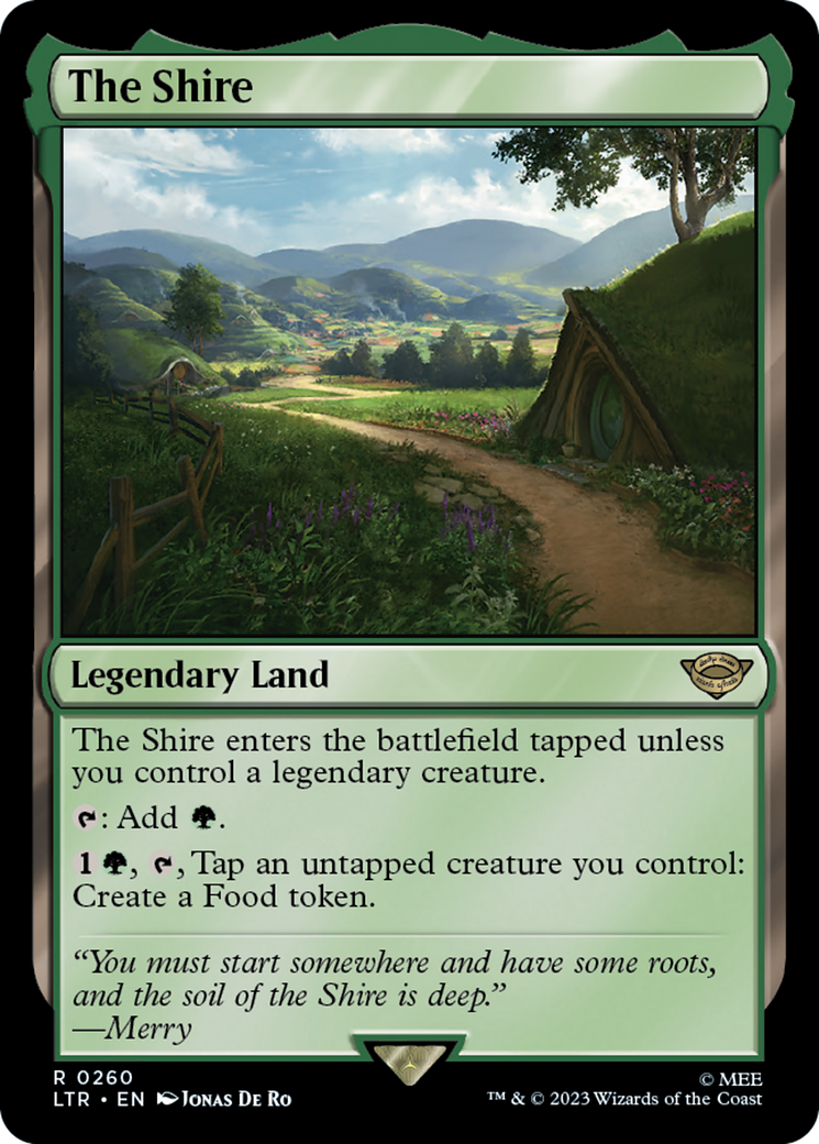 FOIL The Shire (LTR-260) - The Lord of the Rings: Tales of Middle-earth - Magic The Gathering