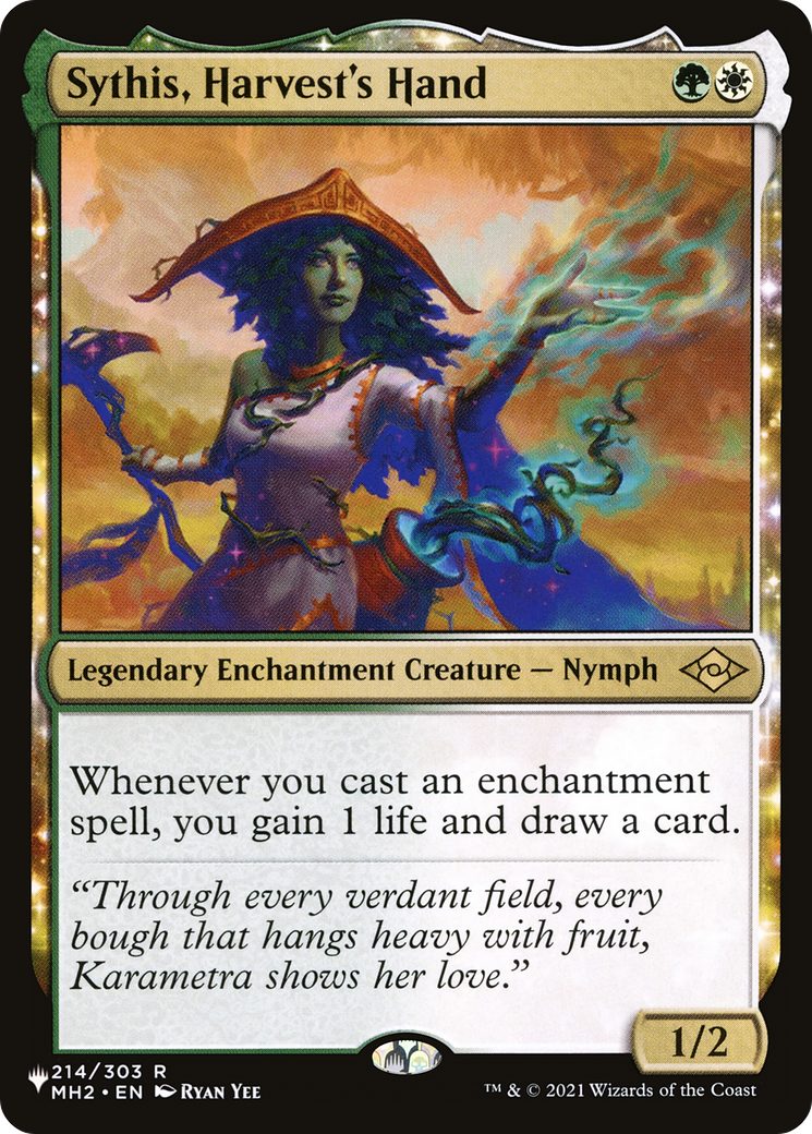 Sythis, Harvest's Hand (LIST-MH2-214) - The List - Magic The Gathering