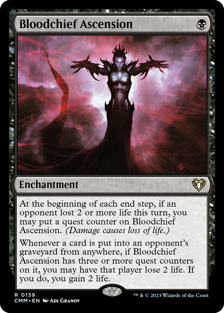 Bloodchief Ascension (CMM-139) - Commander Masters - Magic The Gathering