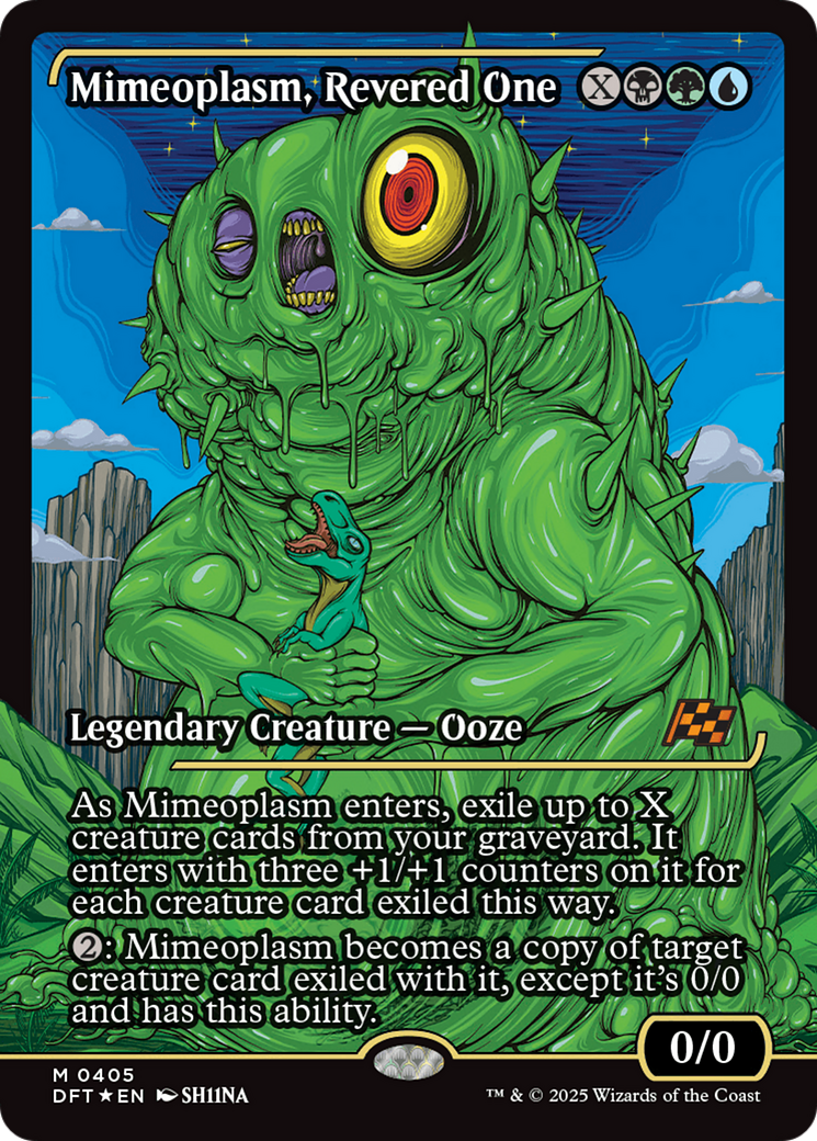 FOIL Mimeoplasm, Revered One (DFT-405) - Aetherdrift - Magic The Gathering