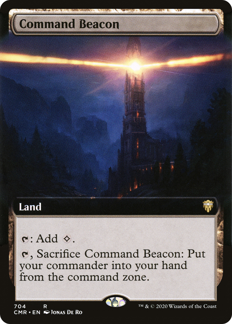 Command Beacon (Extended Art) (CMR-704) - Commander Legends - Magic The Gathering