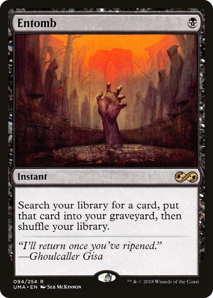 Entomb (UMA-094) - Ultimate Masters - Magic The Gathering