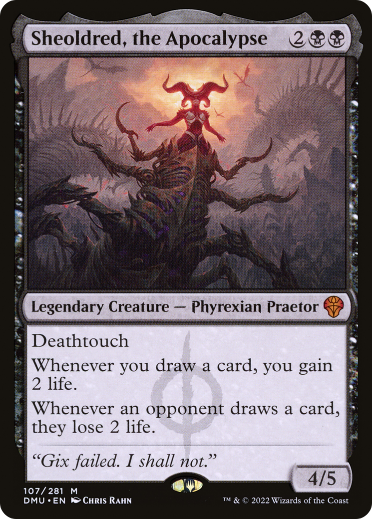 Sheoldred, the Apocalypse (DMU-107) - Dominaria United - Magic The Gathering