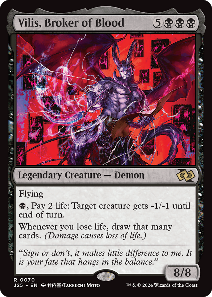 Vilis, Broker of Blood (J25-070) - Foundations Jumpstart - Magic The Gathering
