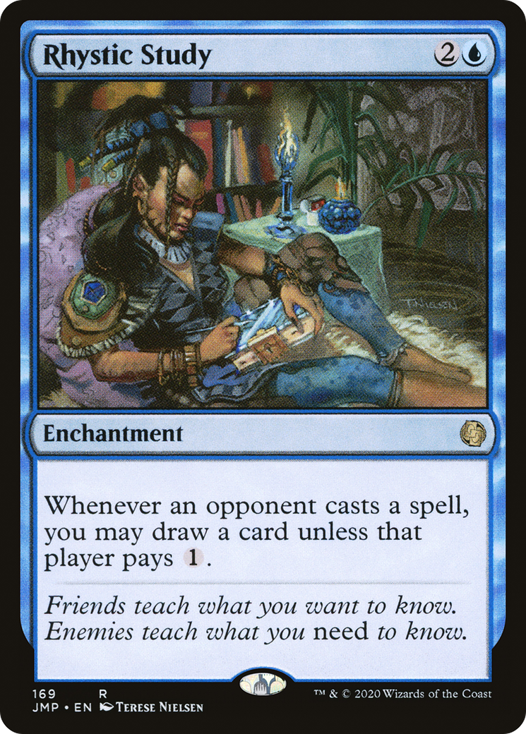 Rhystic Study (JMP-169) - Jumpstart - Magic The Gathering