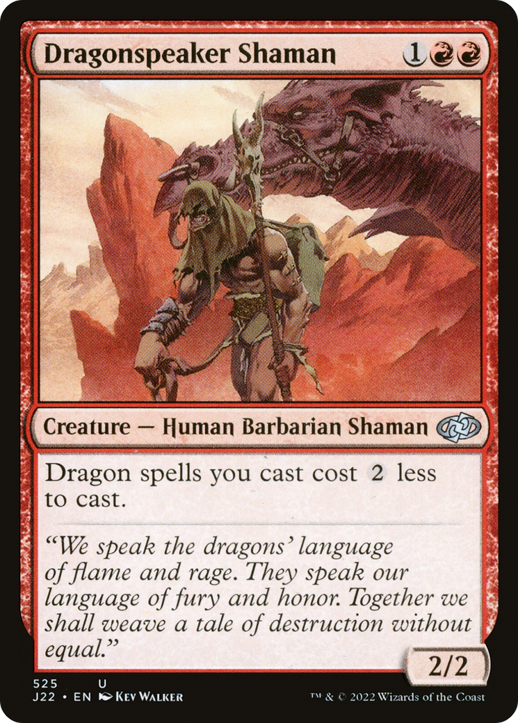 Dragonspeaker Shaman (J22-525) - Jumpstart 2022 - Magic The Gathering