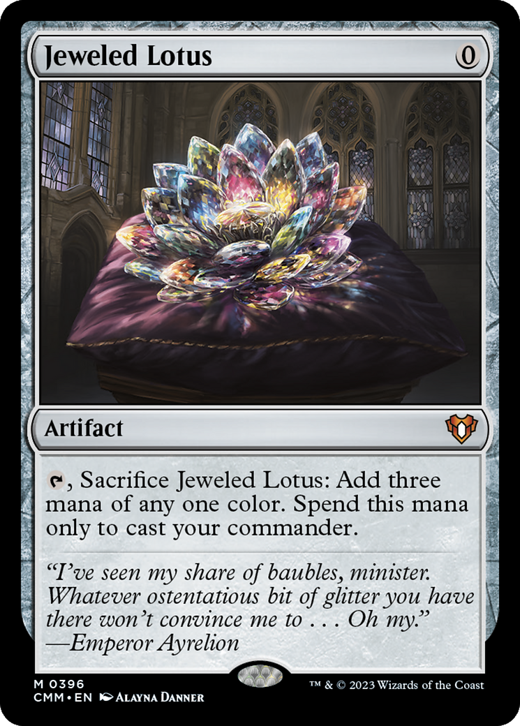 FOIL Jeweled Lotus (CMM-396) - Commander Masters - Magic The Gathering