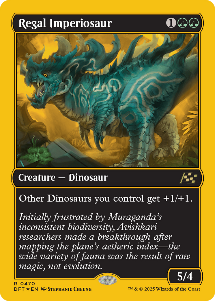 FOIL Regal Imperiosaur (DFT-470) - Aetherdrift - Magic The Gathering