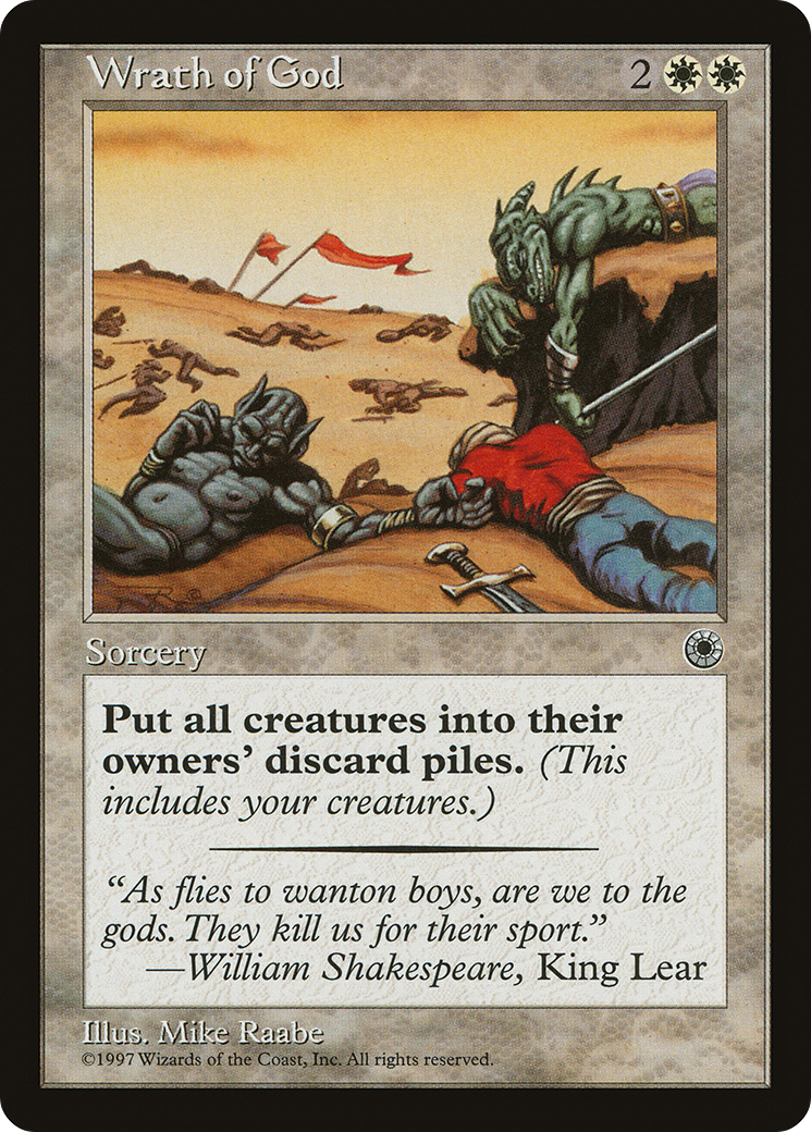 Wrath of God (POR-039) - Portal - Magic The Gathering