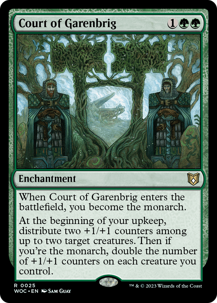 FOIL Court of Garenbrig (WOC-025) - Wilds of Eldraine Commander - Magic The Gathering