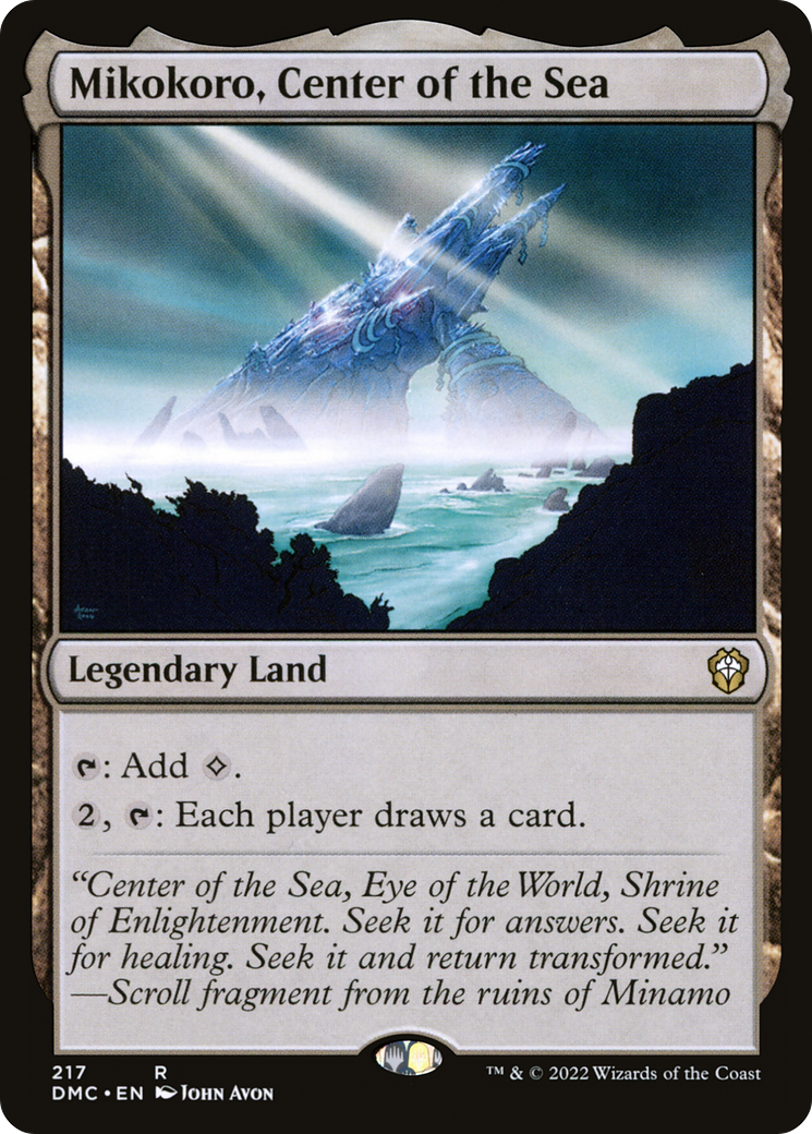 Mikokoro, Center of the Sea (DMC-217) - Dominaria United Commander - Magic The Gathering