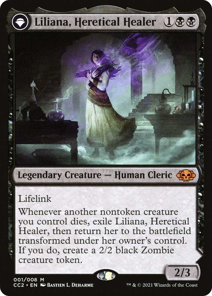 Liliana, Heretical Healer (CC2-001) - Commander Collection: Black - Magic The Gathering