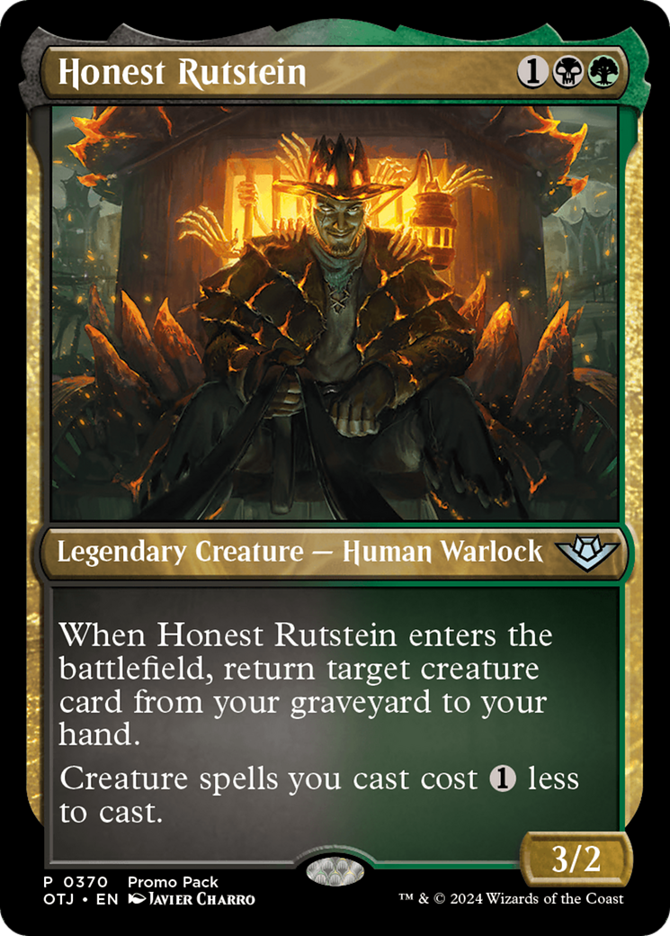 FOIL Honest Rutstein (PPOTJ-370) - Outlaws of Thunder Junction - Magic The Gathering