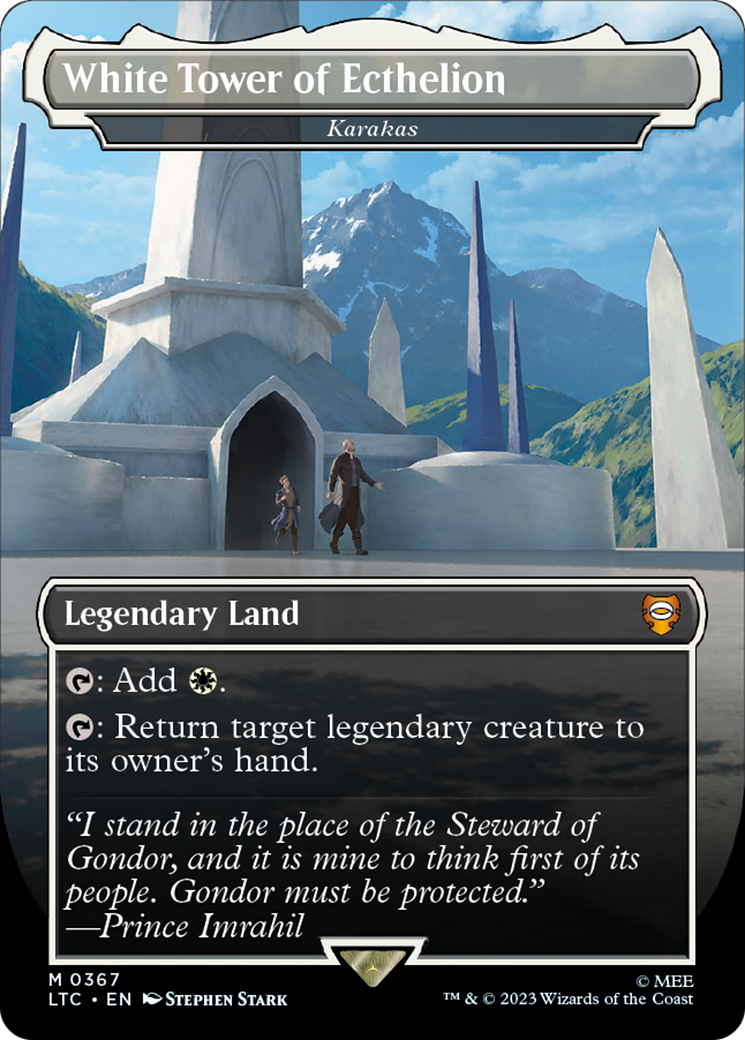 White Tower of Ecthelion - Karakas (LTC-367) - Tales of Middle-earth Commander - Magic The Gathering