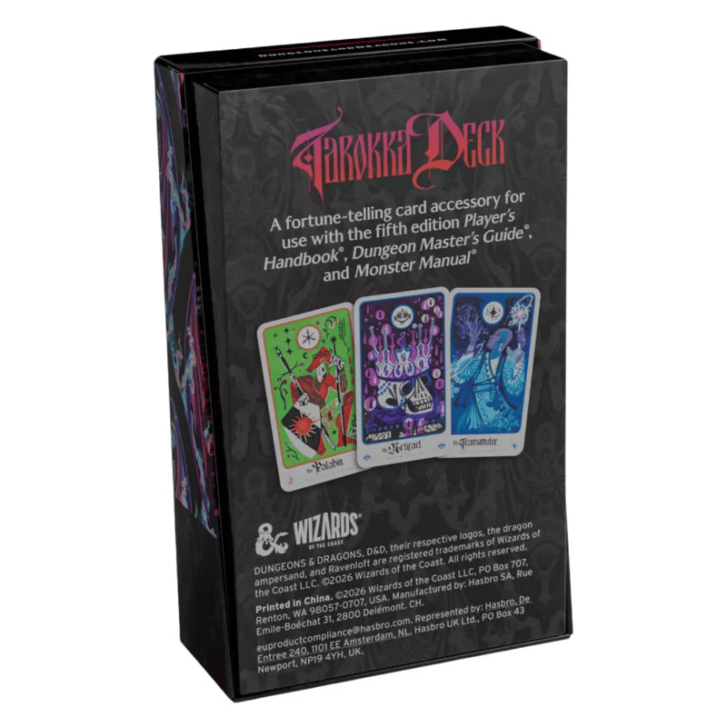D&D Dungeons & Dragons Ravenloft the Horrors Within Tarokka Deck