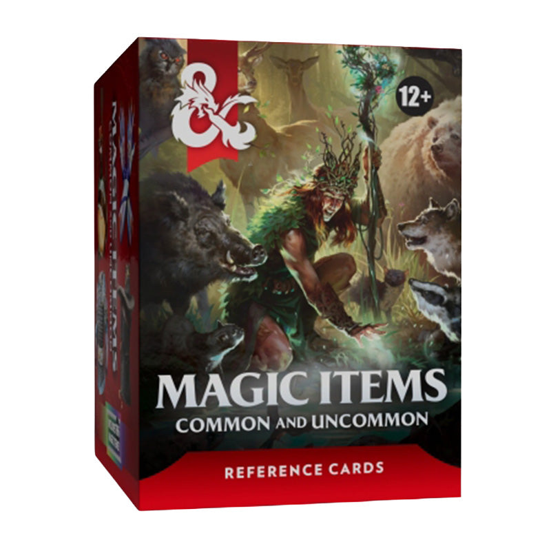D&D Magic Items Common and Uncommon Reference Cards