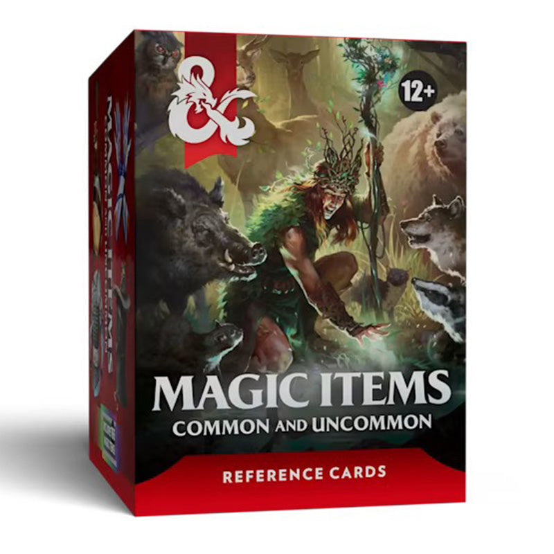D&D Magic Items Common and Uncommon Reference Cards