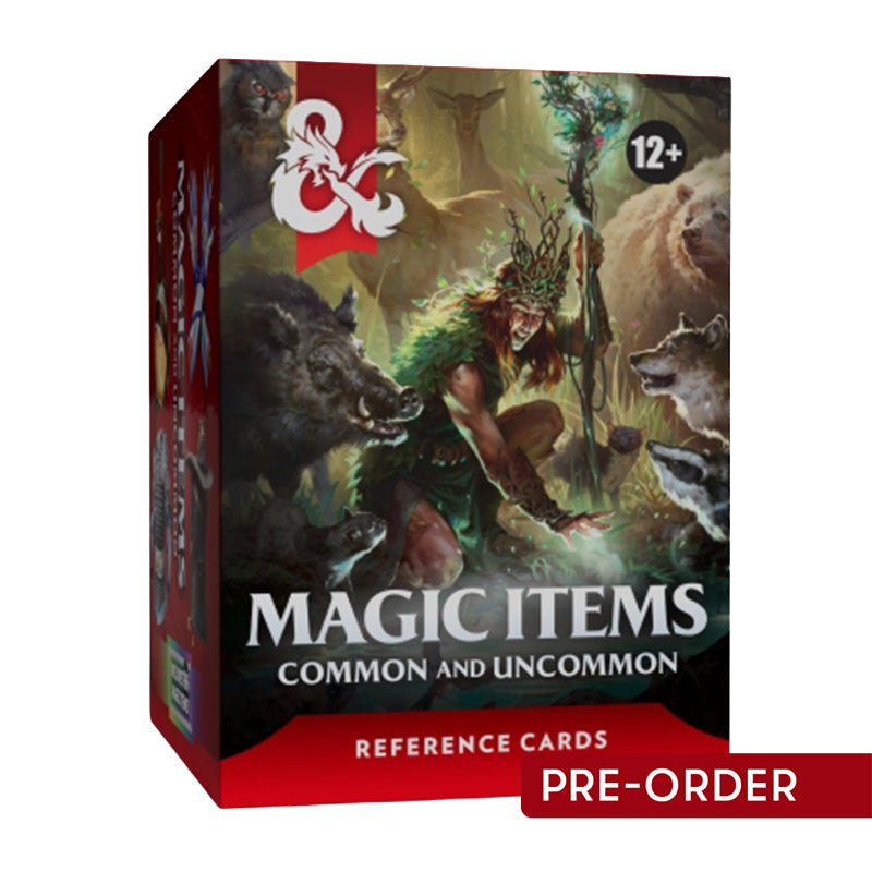 D&D Magic Items Common and Uncommon Reference Cards