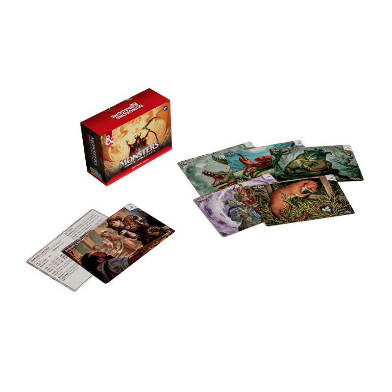 D&D Monsters Animals and NPCs Reference Cards