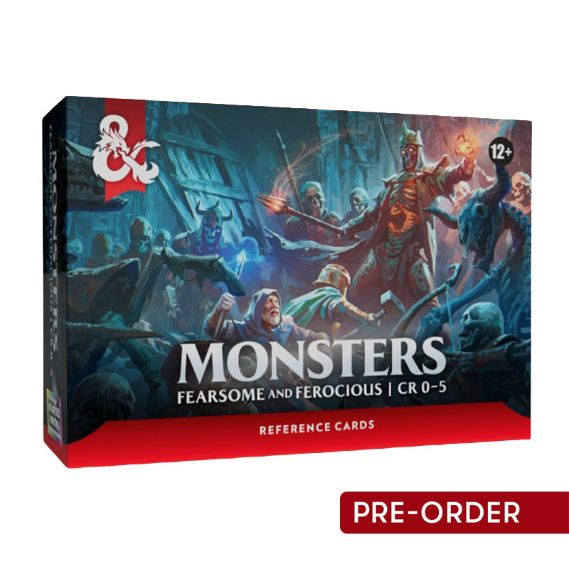 D&D Monsters Fearsome and Ferocious Reference Cards