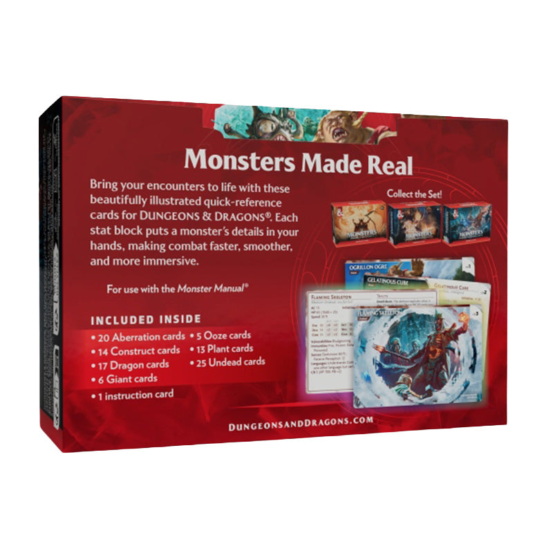 D&D Monsters Fearsome and Ferocious Reference Cards