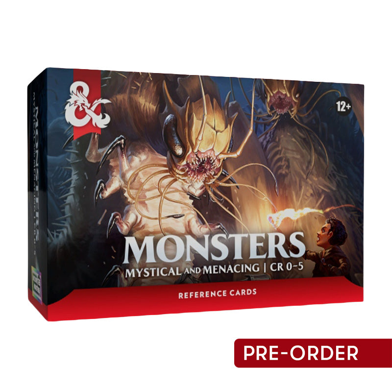 D&D Monsters Mystical and Menacing Reference Cards