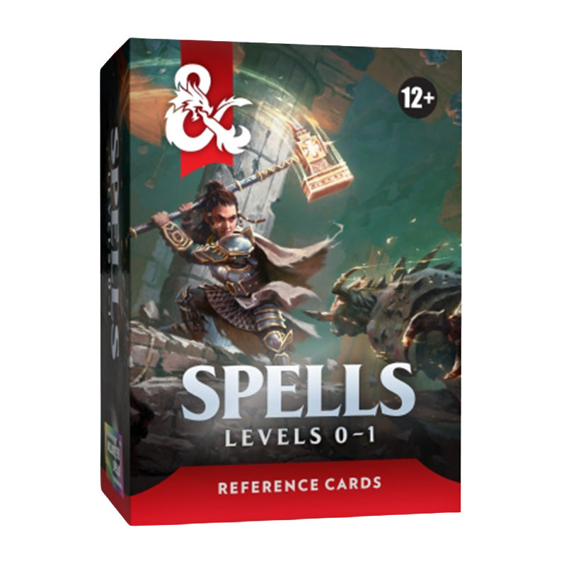 D&D Spells Levels 0-1 Reference Cards