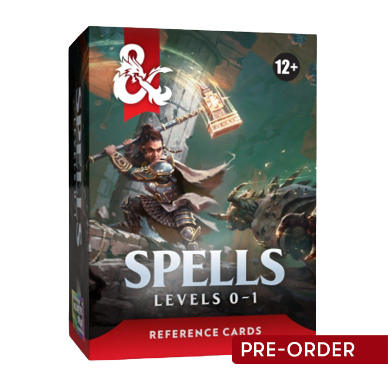 D&D Spells Levels 0-1 Reference Cards