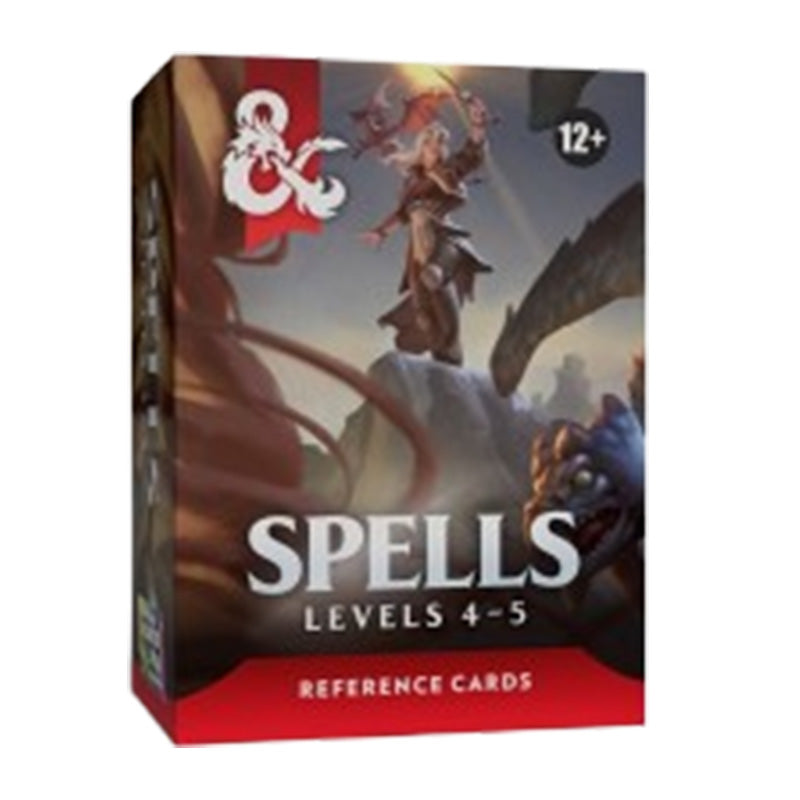 D&D Spells Levels 4-5 Reference Cards