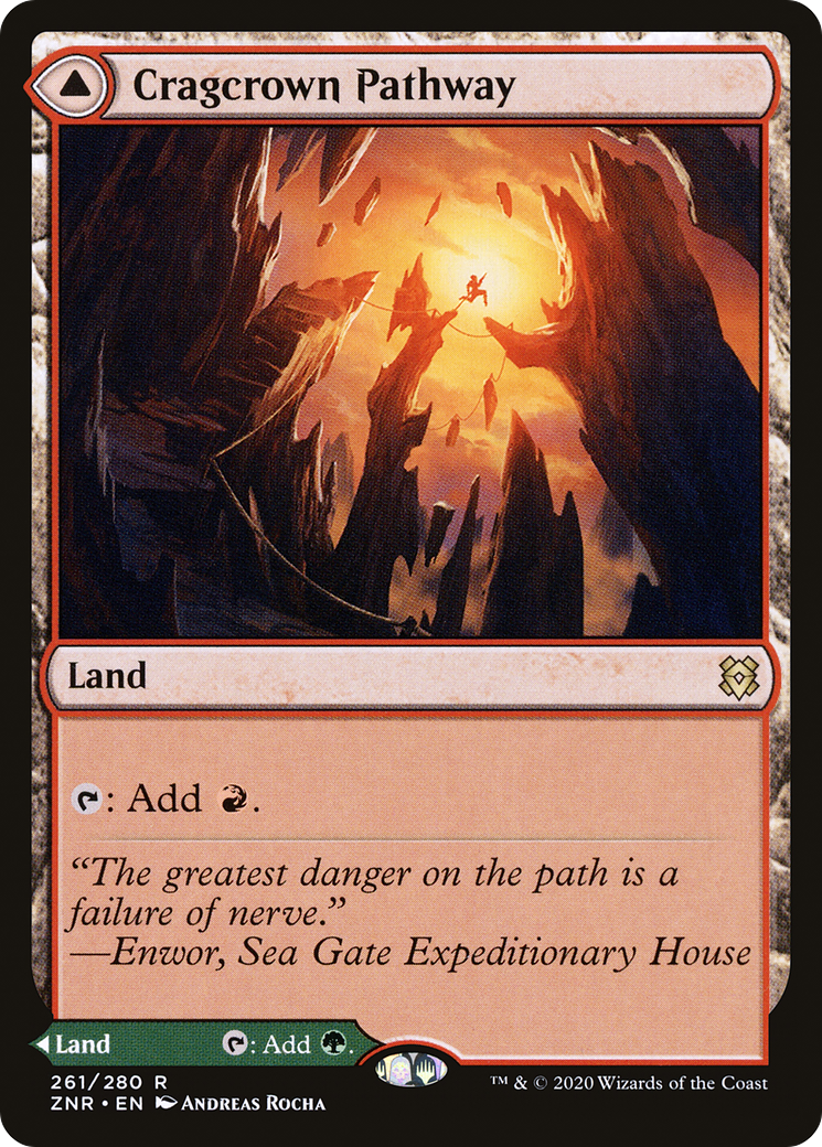 Cragcrown Pathway (ZNR-261) - Zendikar Rising - Magic The Gathering