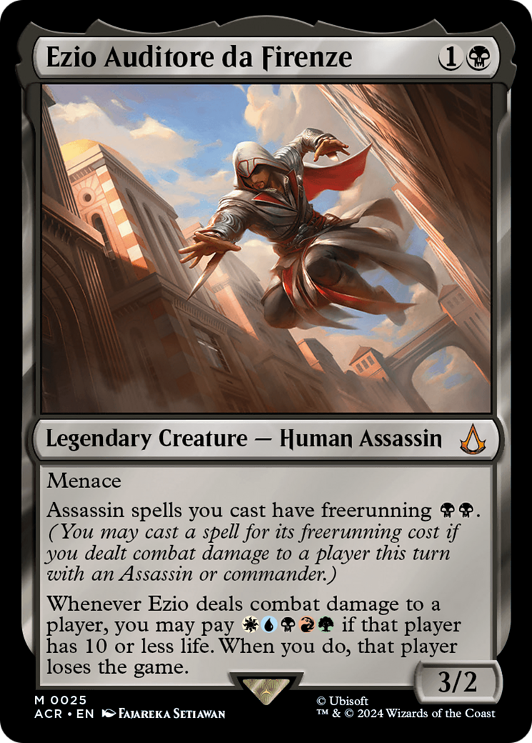 FOIL Ezio Auditore da Firenze (ACR-025) - Assassin's Creed - Magic The Gathering