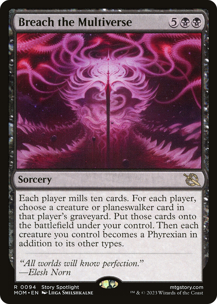 Breach the Multiverse (MOM-094) - March of the Machine - Magic The Gathering