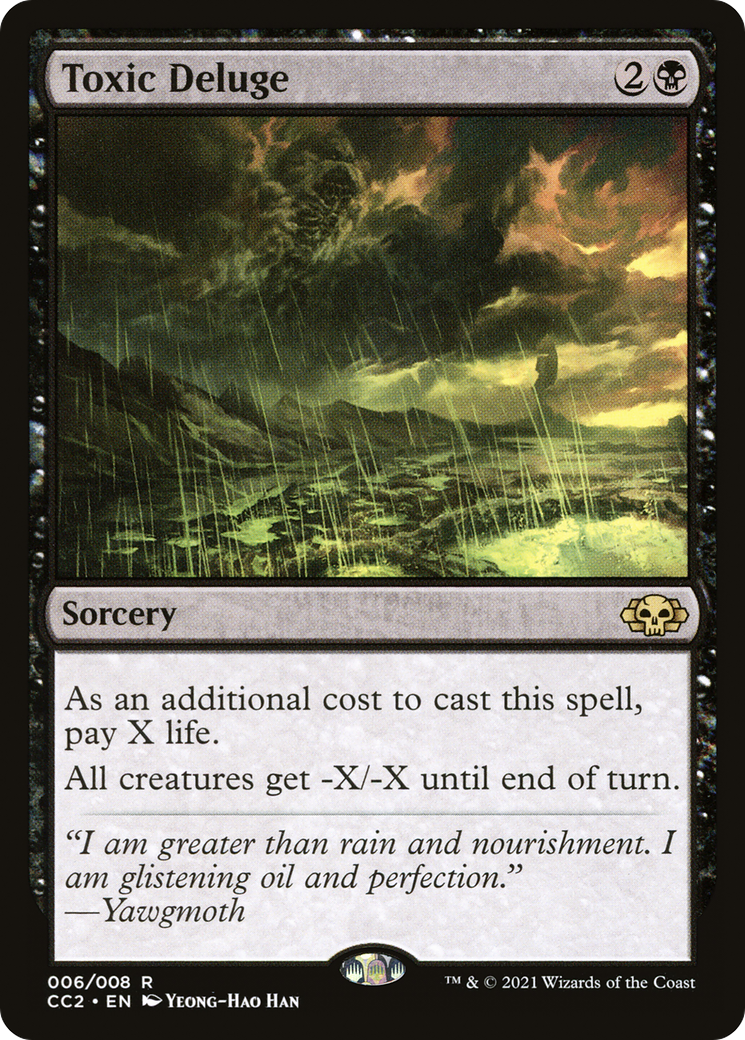 FOIL Toxic Deluge (CC2-006) - Commander Collection: Black - Magic The Gathering