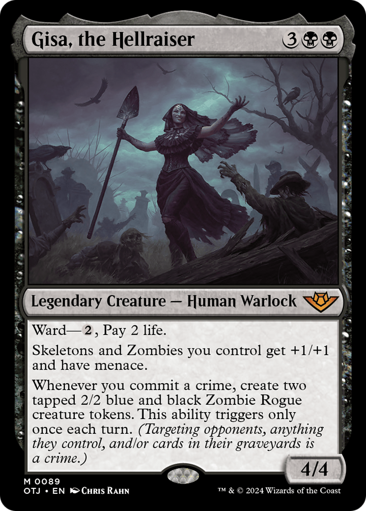 FOIL Gisa, the Hellraiser (OTJ-089) - Outlaws of Thunder Junction - Magic The Gathering
