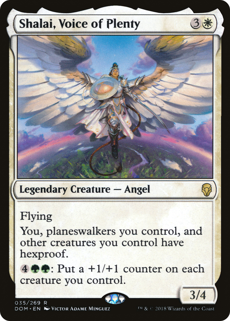 Shalai, Voice of Plenty (DOM-035) - Dominaria - Magic The Gathering