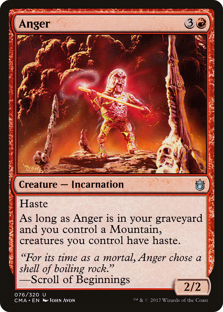 Anger (CMA-076) - Commander Anthology - Magic The Gathering