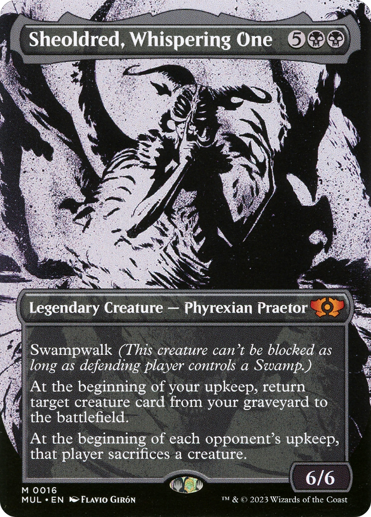 FOIL Sheoldred, Whispering One (MUL-016) - Multiverse Legends - Magic The Gathering