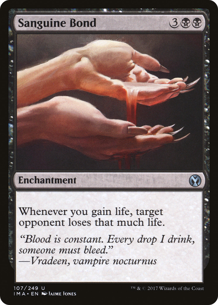 Sanguine Bond (IMA-107) - Iconic Masters - Magic The Gathering