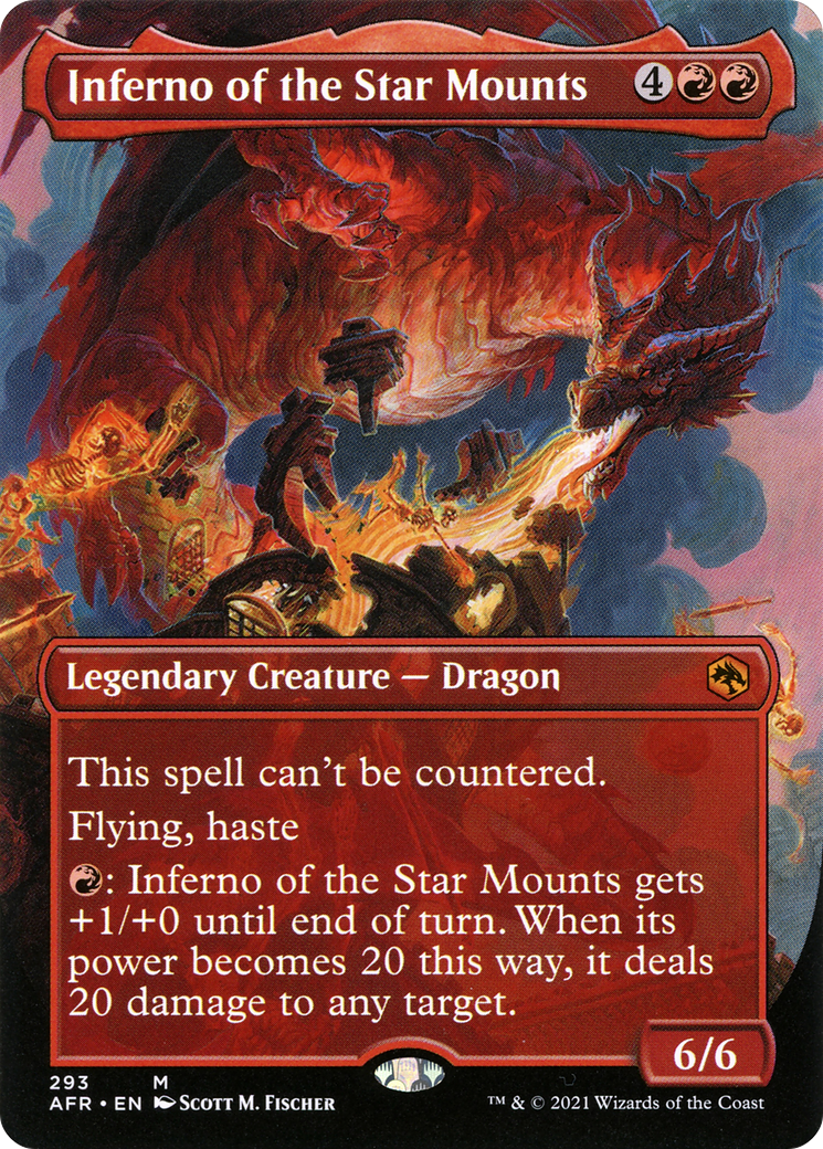 FOIL Inferno of the Star Mounts (AFR-293) - Adventures in the Forgotten Realms - Magic The Gathering