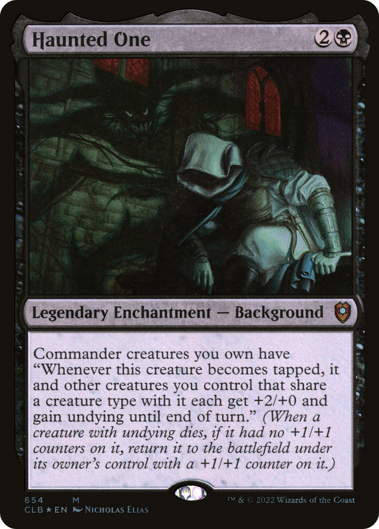 FOIL Haunted One (CLB-654) - Commander Legends: Battle for Baldur's Gate - Magic The Gathering
