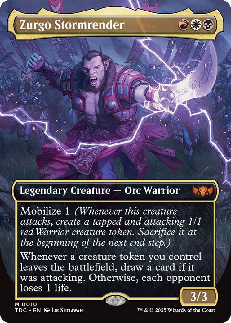 Zurgo Stormrender (TDC-010) - Commander: Tarkir: Dragonstorm - Magic The Gathering