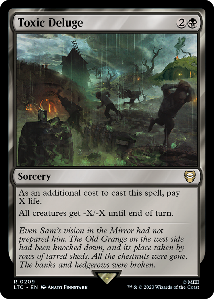 Toxic Deluge (LTC-209) - Tales of Middle-earth Commander - Magic The Gathering
